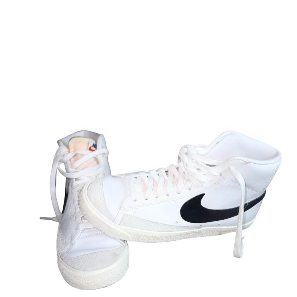 Nike White and Black Athletic Shoes